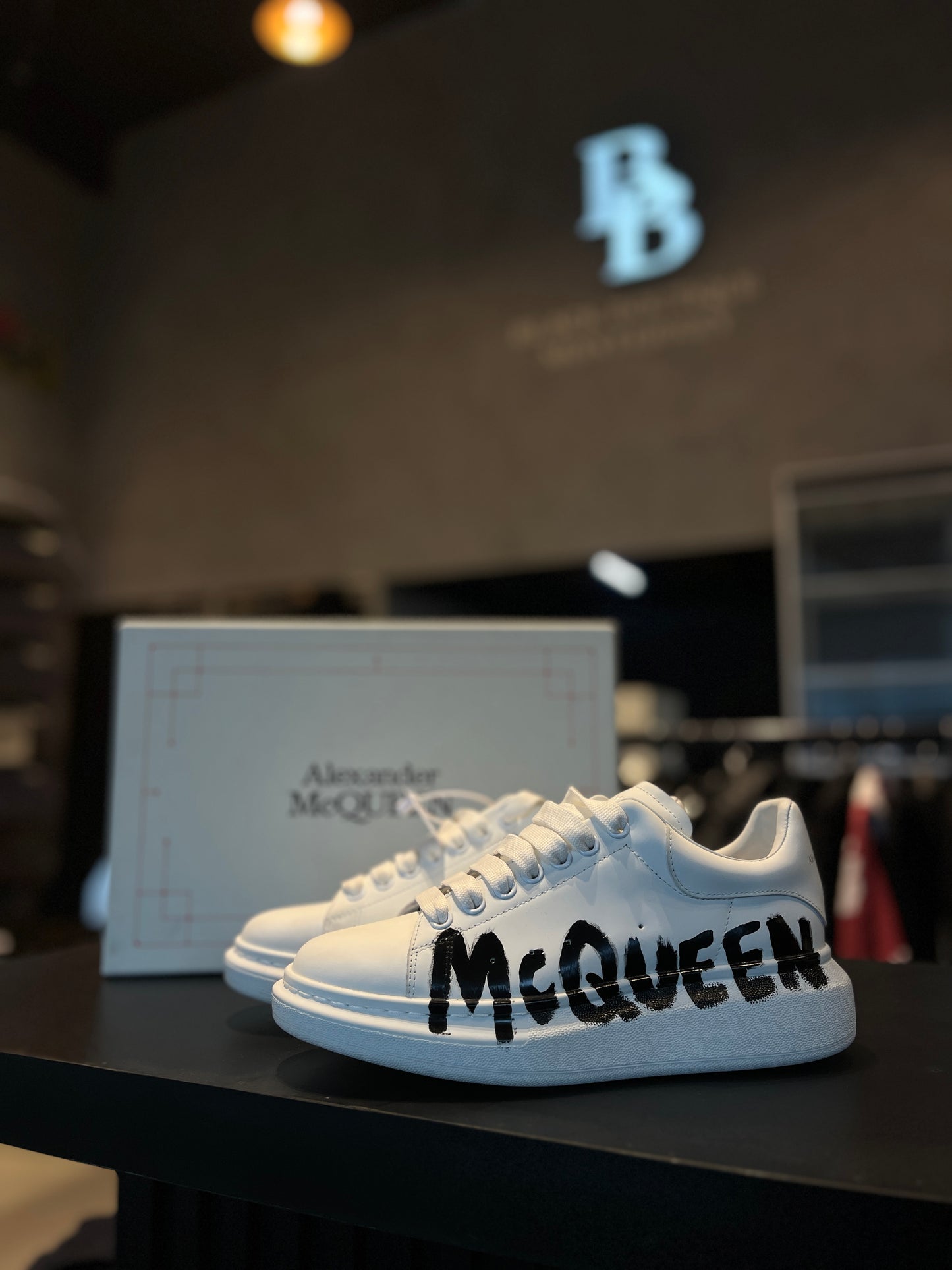 Alexander McQueen Grafiti/Blanco