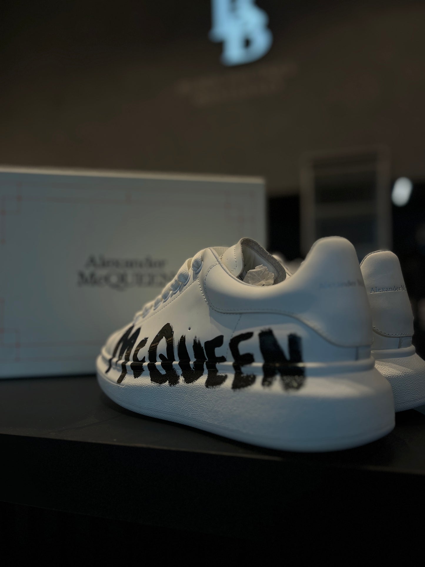 Alexander McQueen Grafiti/Blanco